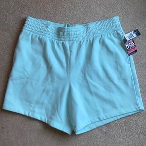 NWT Long fleece shorts